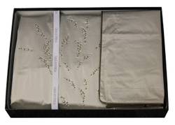 Постельное белье 2 спальное евро Casa Anversa Galaxy Marrone Италия упаковка