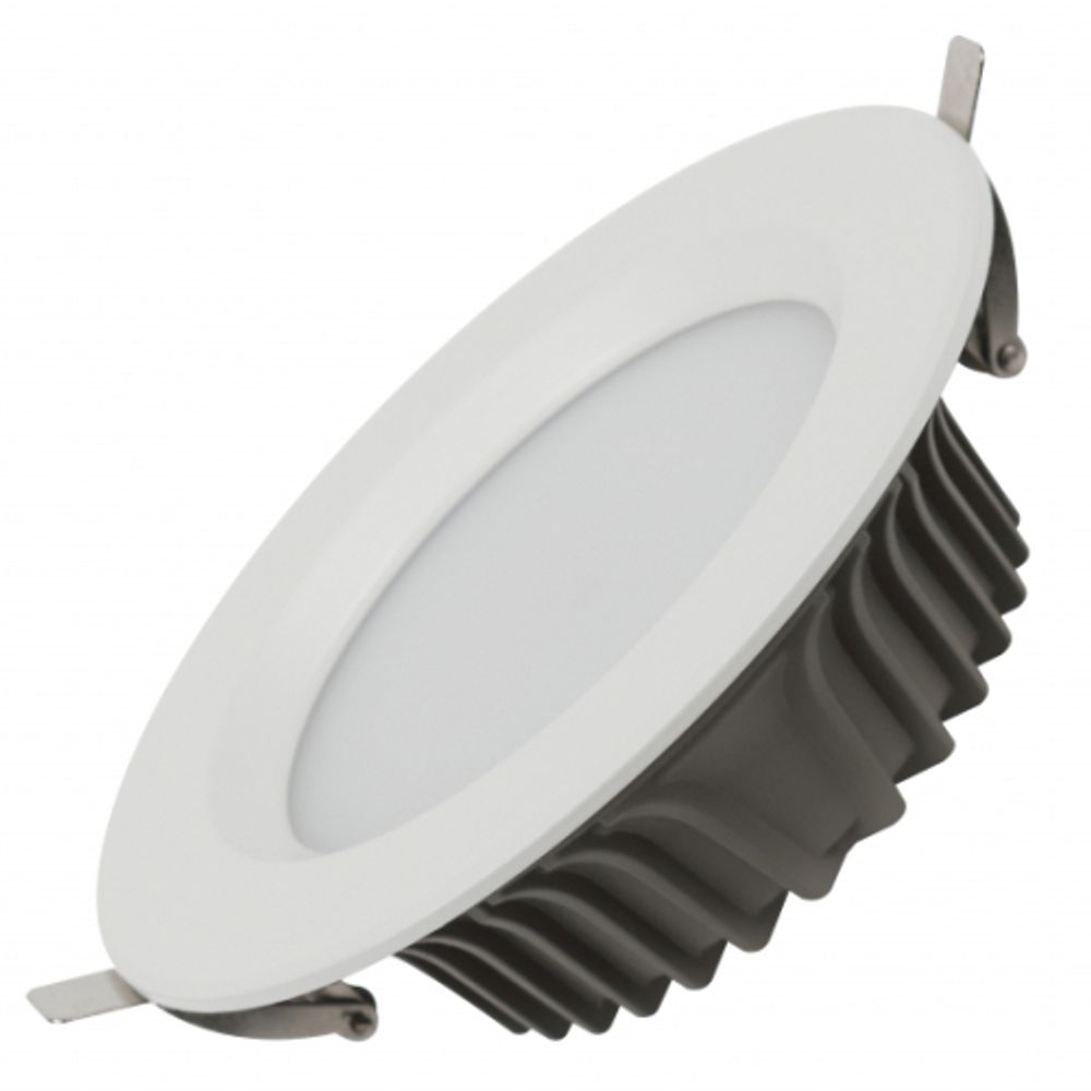 Светильник светодиодный встраиваемый Даунлайт ЭРА SDL-10-90-30K-W20 20Вт 3000K 2100Лм D167х55 5 лет гарантии | Downlight