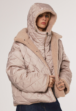 Двусторонняя шубка-куртка Льялл