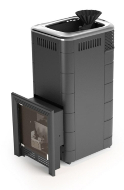 Печь банная Таймыр XXL 2017 Carbon БСЭ ЗК антрацит