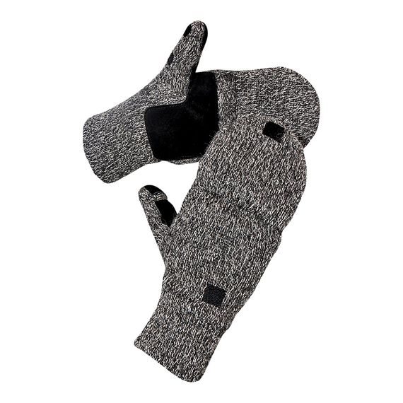 Варежки ЭВЕКИ темно-серые меланж