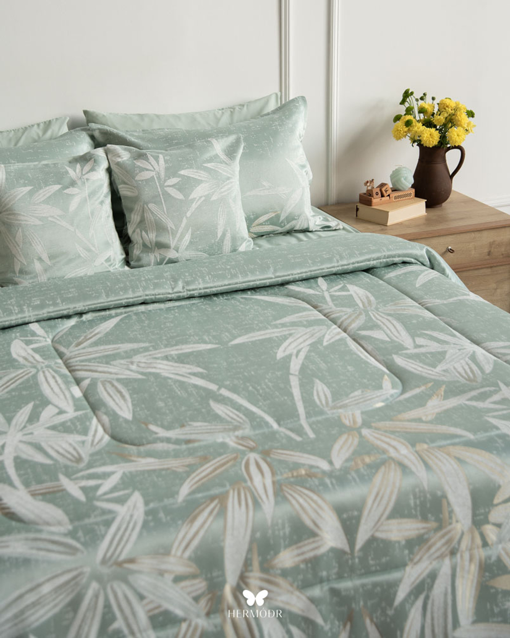 Комплект постельного белья двуспальный Konar Coral Hermodr 8 предметов 130220316 Иран