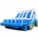 Надувная водная горка для бассейна «Голубая волна», 9*6*5 м