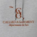 Худи Called a Garment Art Department Cotton серый