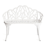 Скамья Secret De Maison Strauss (Штраус) алюминиевый сплав, 99хх56х76см, butter white