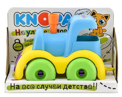 Машинка "Паровозик" 22 см (КНОПА)