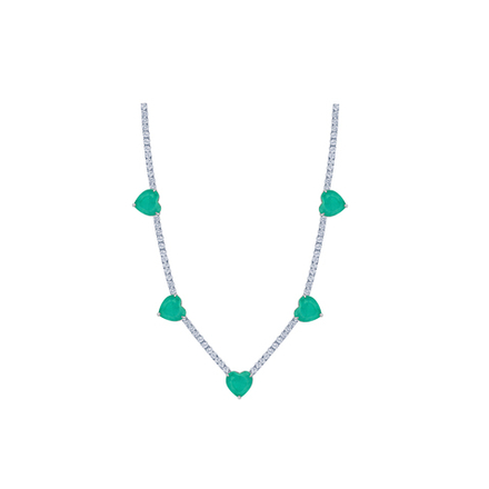 Колье Heart параиба