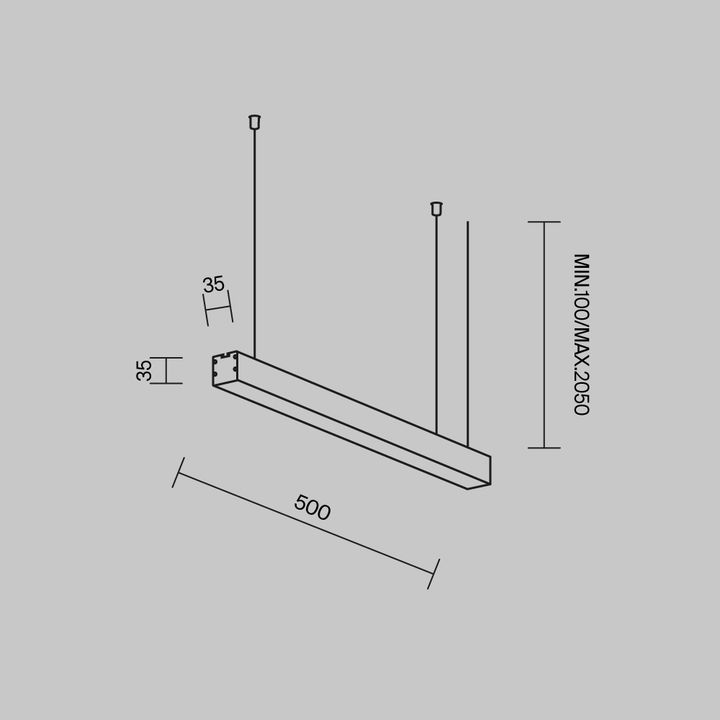 Линейный светильник Maytoni Technical LL312001