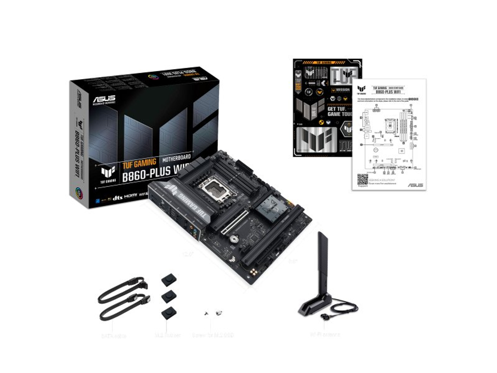 Материнская плата Asus Tuf Gaming B860-plus Wifi, Socket LGA 1851, Intel B860, ATX, RTL [90MB1JL0-M0EAY0]