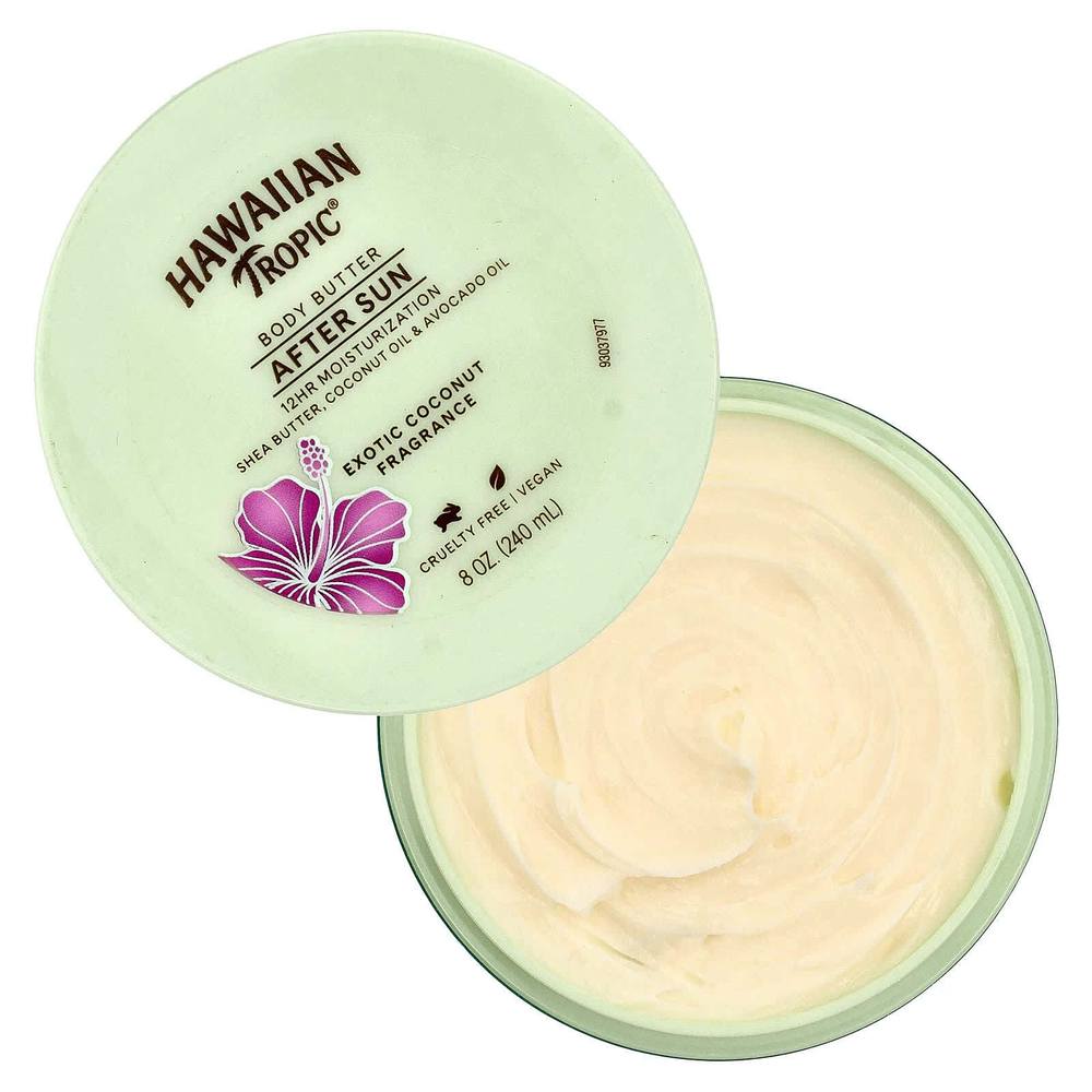 Hawaiian Tropic, Масло для тела после загара, экзотический кокос, 240 мл (8 унций)
