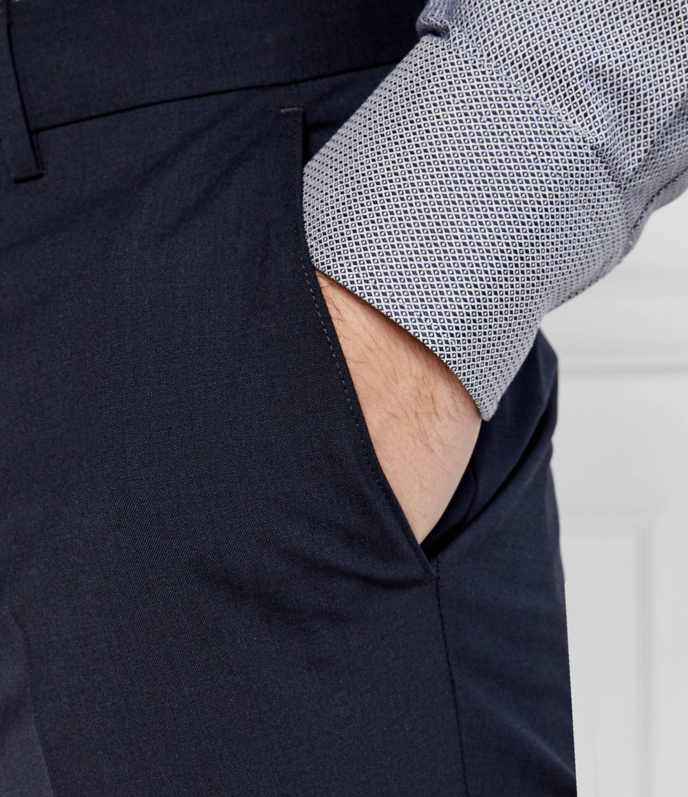 штаны h-genius-mm-224 BOSS BLACK - темно-синий(50480009)