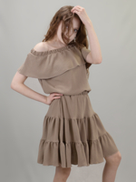 Юбка для девочки летняя с воланами ярусная