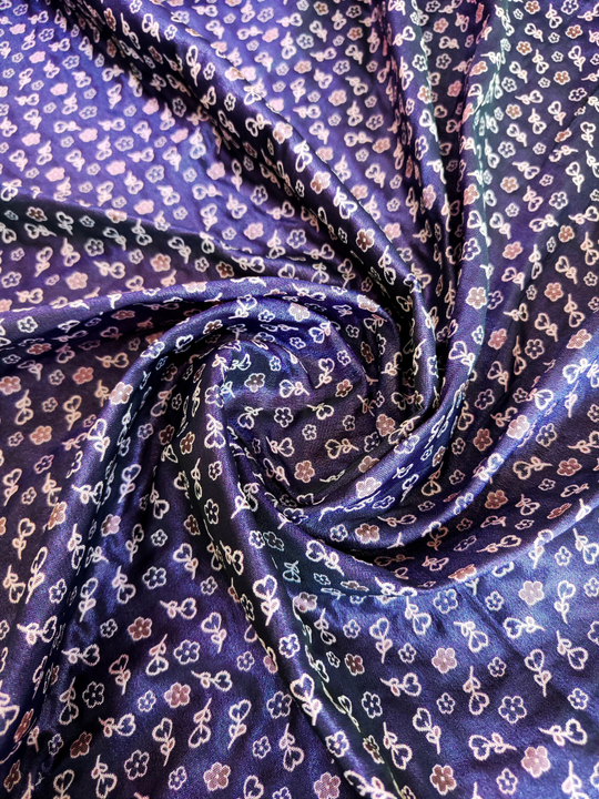 Тафта жаккард цветок, фиолет/розов FC#83