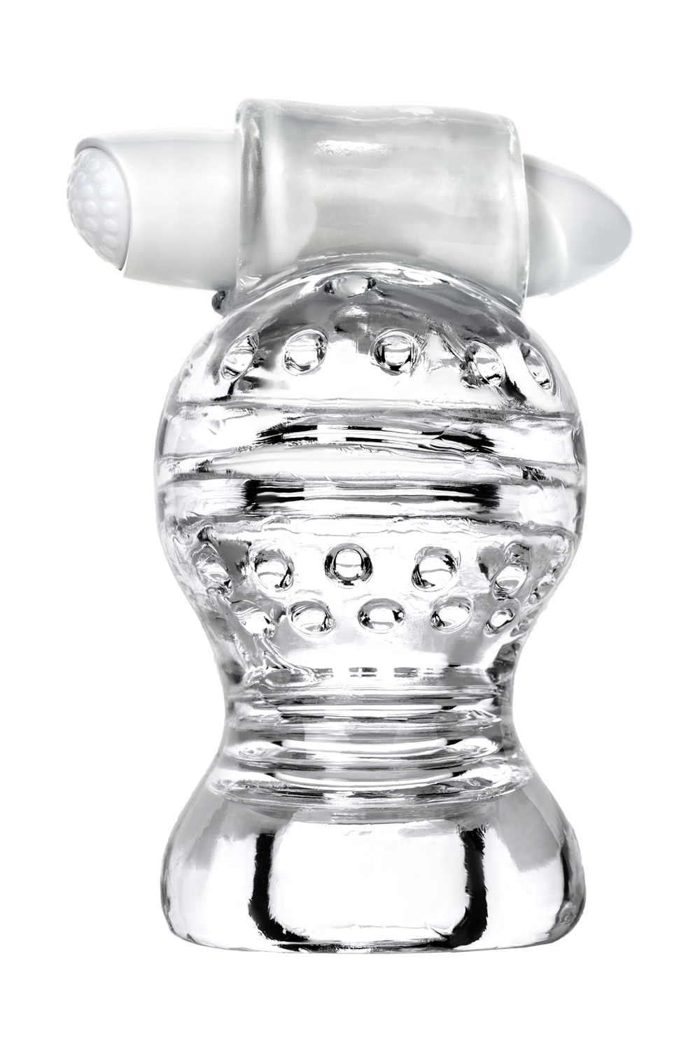 Мастурбатор нереалистичный Lingam by TOYFA Shakti, TPE, прозрачный, 9 см