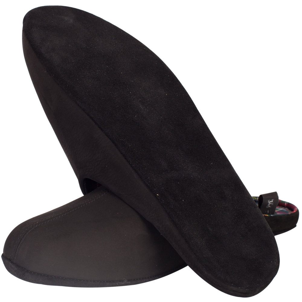 776137 туфли домашние мужские черные