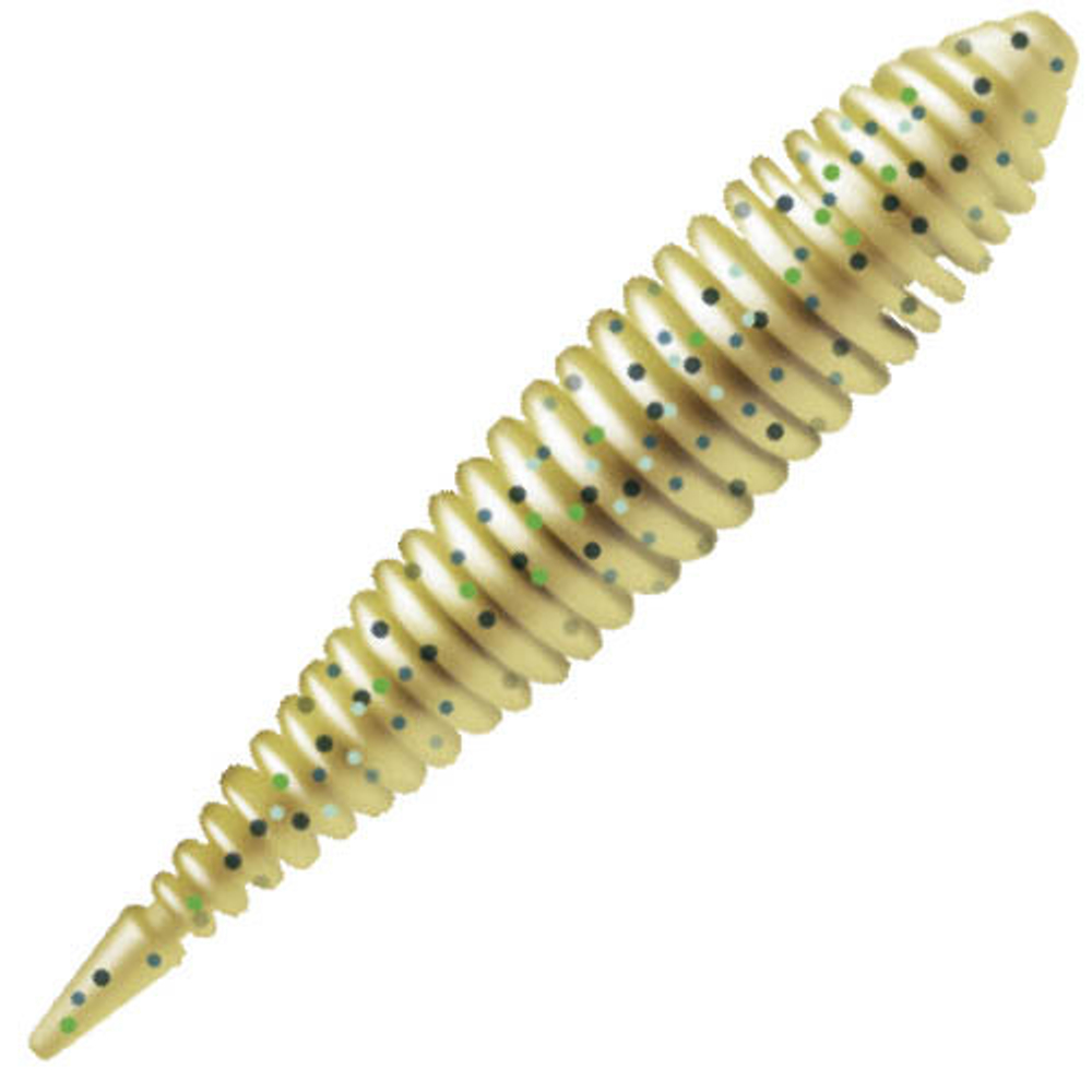 Приманка ZUB-MAGGOT SLIM 50мм(2")-10шт, (цвет 503) коричневый с блестками