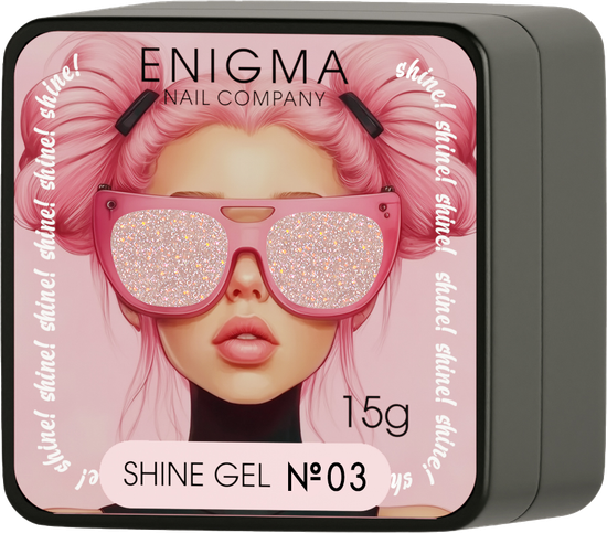 Гель для наращивания ENIGMA Shine gel 03 15g.