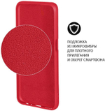 Силиконовый чехол с микрофиброй для Realme C25/C25s red DF