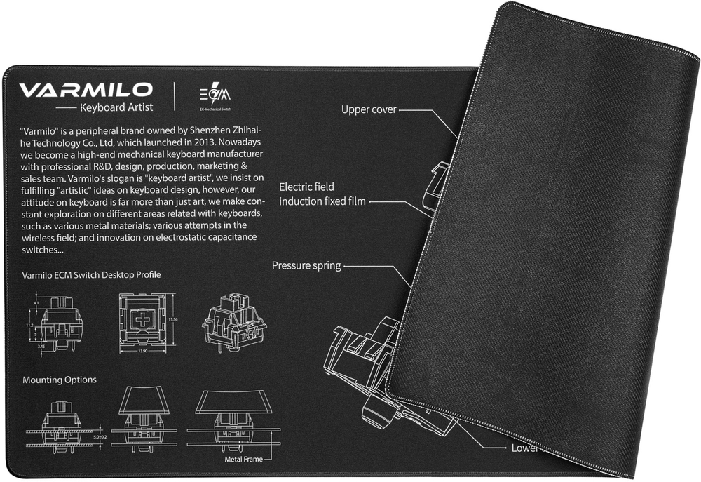 Коврик для мыши VARMILO ZDB005-01 XL черный