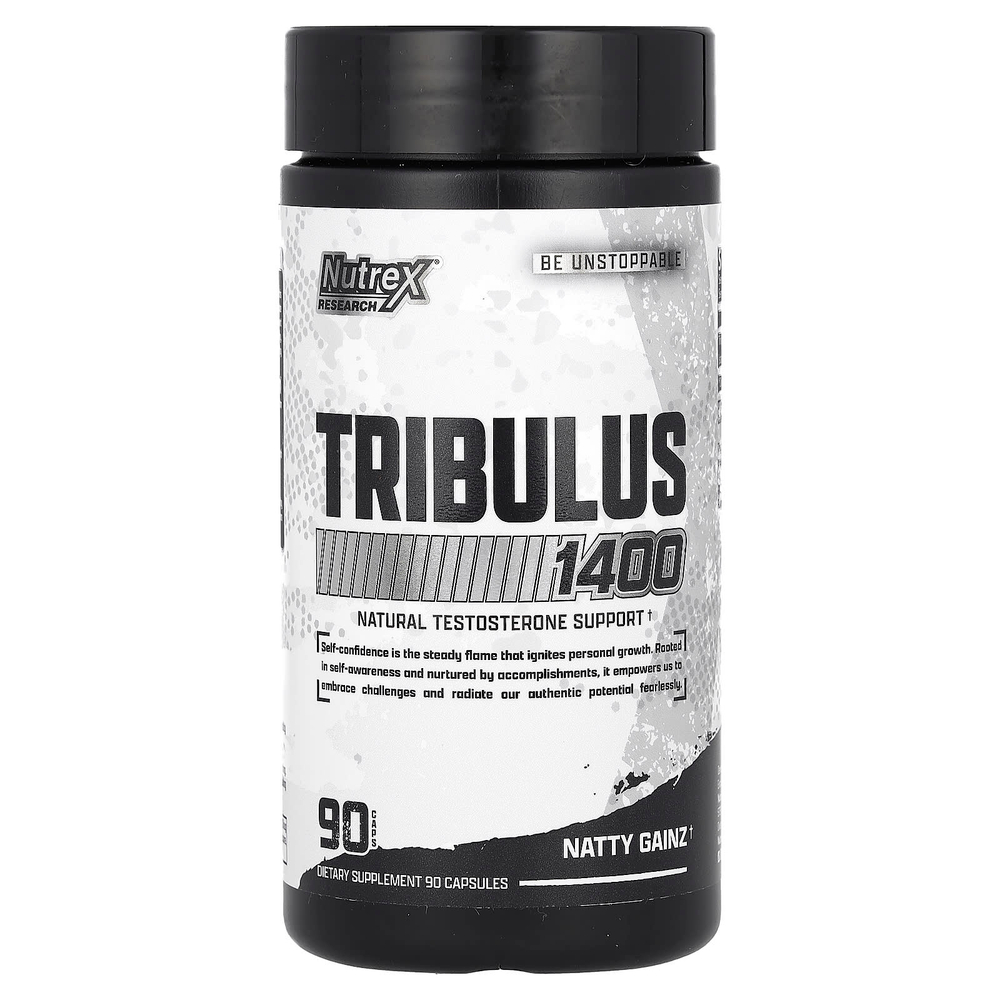 Nutrex Research, Tribulus 1400, 90 капсул (700 мг в каждой капсуле)