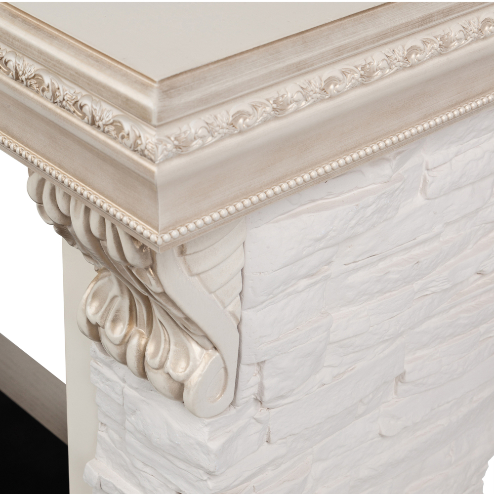 Каминокомплект Real Flame Rockland Lux 25/25,5 WT с очагом Evrika 25,5