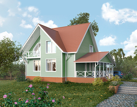 Сайдинг Виниловый Альта-Профиль Аляска  Форест 205х3000мм 0,62м2