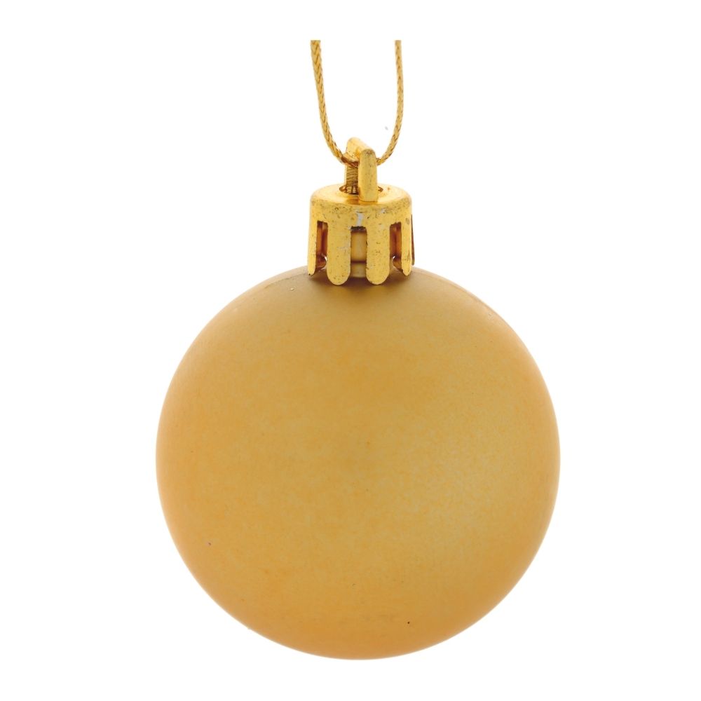 GAEM Набор из 12шт Украшение новогоднее "Шар", D 4 см, L9,5 W9,5 H10,5 см