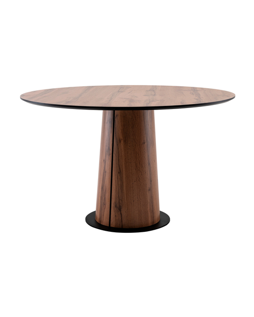 Стол круглый Пулон 120 см столешница HPL дуб вотан