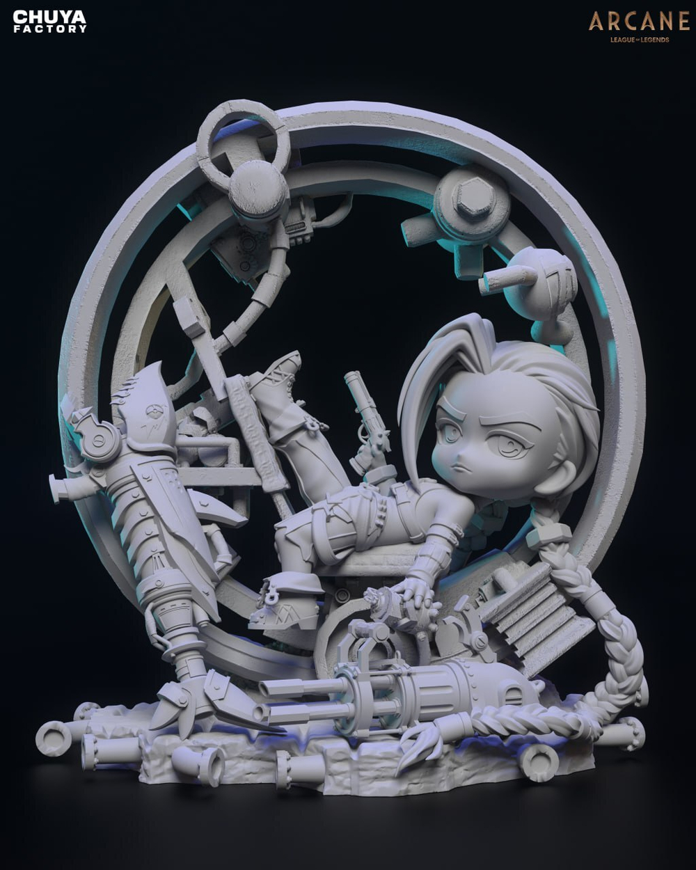 Фигуркаел Джинкс Лига легенд Jinx League of Legends