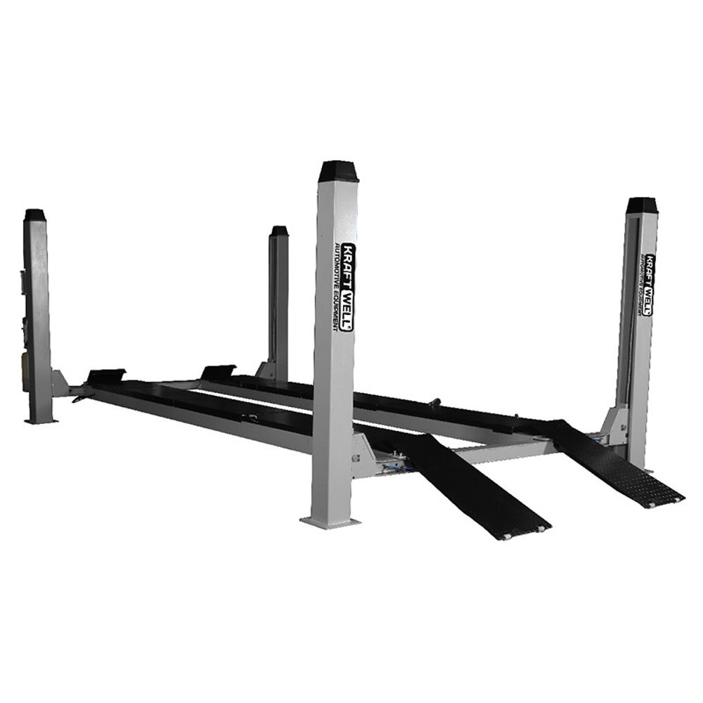 KraftWell (KRW450AT) Подъемник четырехстоечный г/п 4500 кг платформы для сход-развала