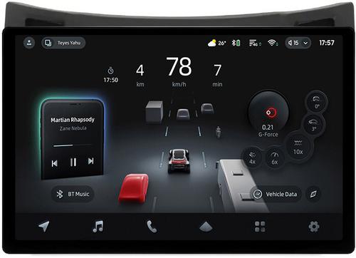 Магнитола для Toyota Vitz 2, Yaris 2 2005-2011 (рамка черная) - Teyes CC4-PRO монитор 13" 2K QLED на Android 13, Быстрейшая, Snapdragon 778G, ИИ, CarPlay, DSP, 4G SIM-слот