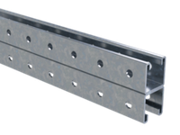 Двойной С-образный профиль 41х41, L1000, толщ.2,5 мм, горячеоцинкованный