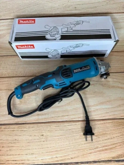 Makita Болгарка УШМ 125 с регулировкой оборотов электрическая/ Шлифмашина сетевая 1600W щеточная