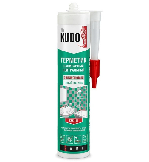 Герметик силикон. KUDO  нейтрал. белый  280мл  / KSK-131