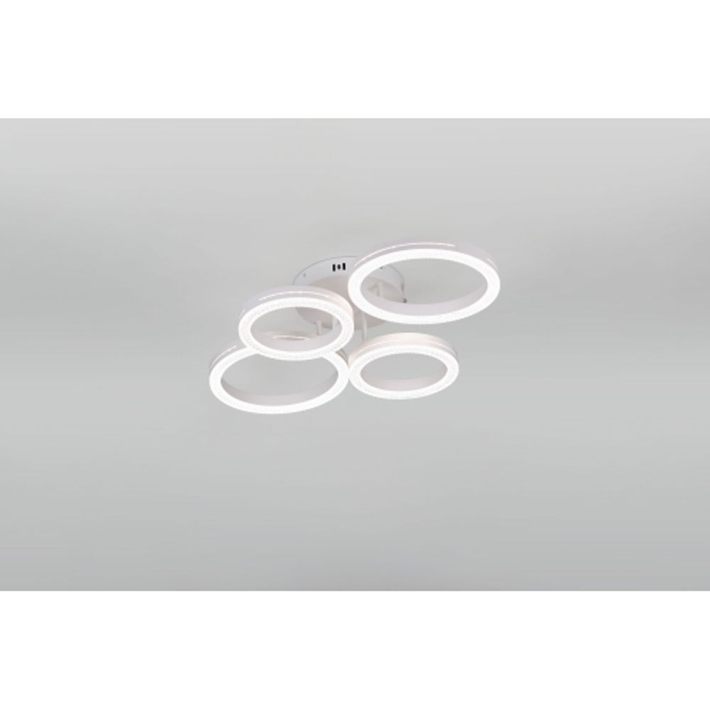 Светильник потолочный светодиодный Rivoli Juniper 6187-702 LED 75 Вт 3000-6000К белый с пультом | Rivoli