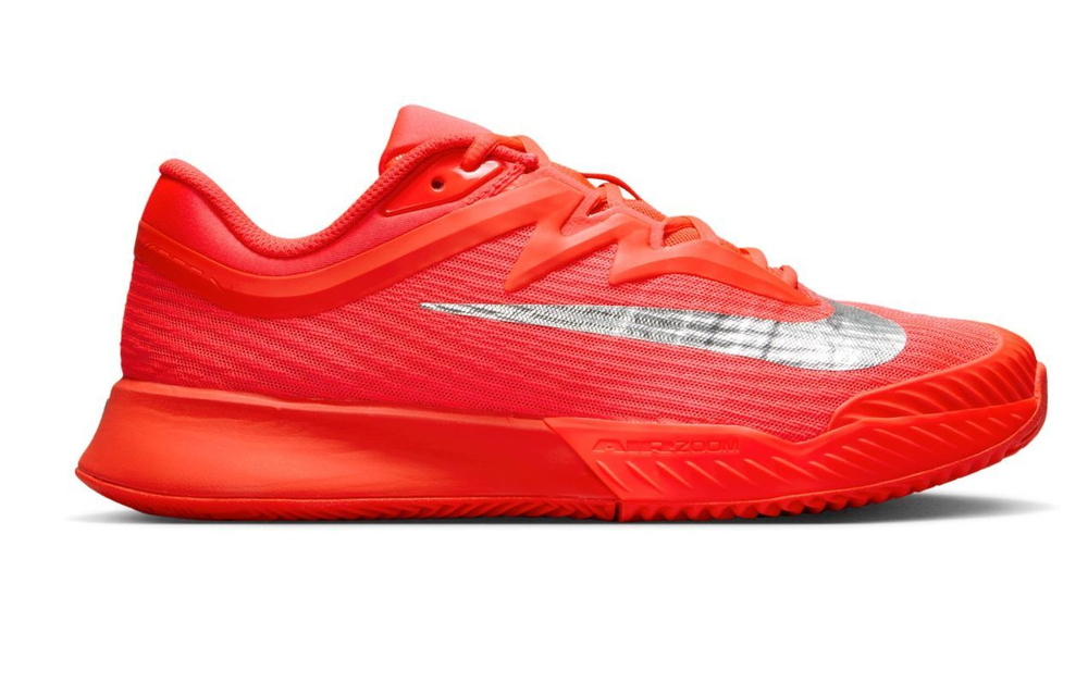 Женские Кроссовки теннисные Nike Zoom Vapor Pro 3 Clay Premium - bright crimson/metallic silver