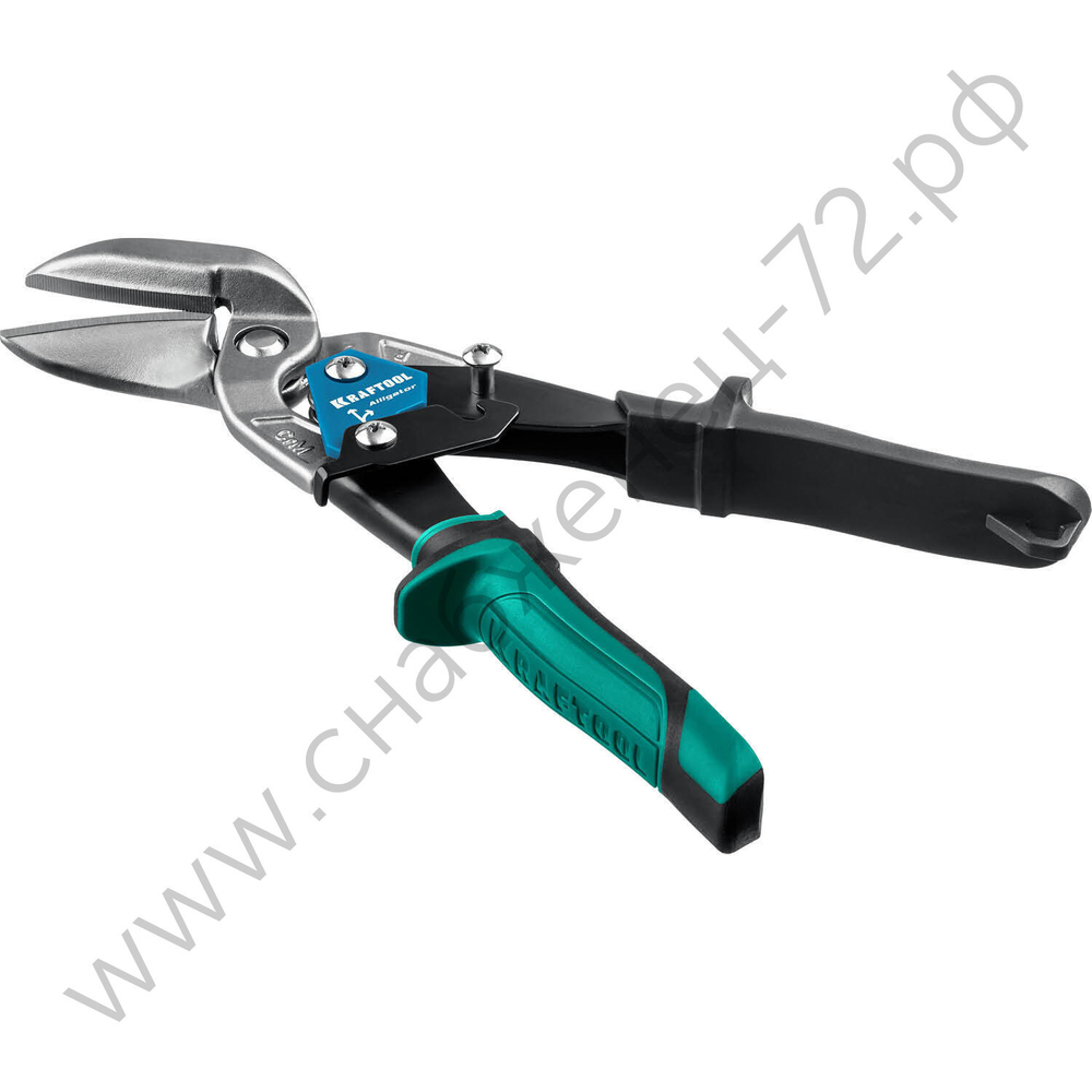 KRAFTOOL Alligator 250 мм, Правые усиленные ножницы по металлу с выносом (2328-OR)
