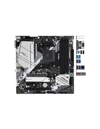 Asrock B550M PRO4 RTL {Soc-AM4 AMD B550 4xDDR4 mATX AC`97 8ch(7.1) GbLAN RAID+VGA+HDMI+DP}