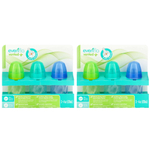 Evenflo Feeding, Тинт-флакон с вентиляцией и Twist из полипропилена, стандартный, для детей от 0 месяцев, с медленным потоком, 6 флаконов по 120 мл (4 унции)
