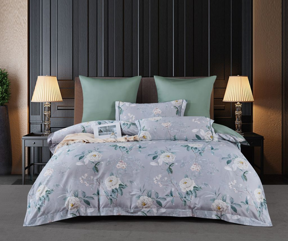 Постельное белье 2 спальное евро Asabella 2115-6