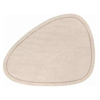 Сервировочная салфетка капля 45х35,5 см Кожа бежевая