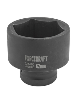 Головка ударная 1'', 62мм (6гр.) FORCEKRAFT FK-4858062