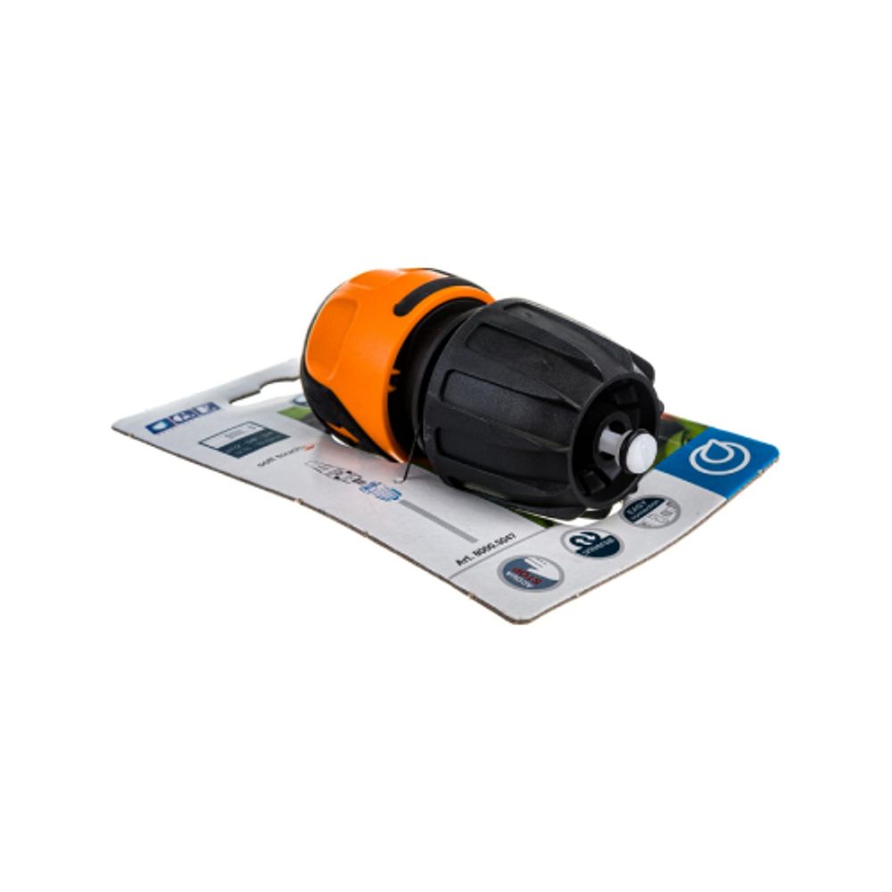 Коннектор GF GF80005012 для шланга быстросъёмный 3/4 с аквастопом | GF