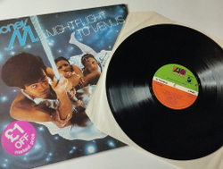Винтажная виниловая пластинка LP Бони М Boney M Nightflight To Venus (UK 1978) Rasputin