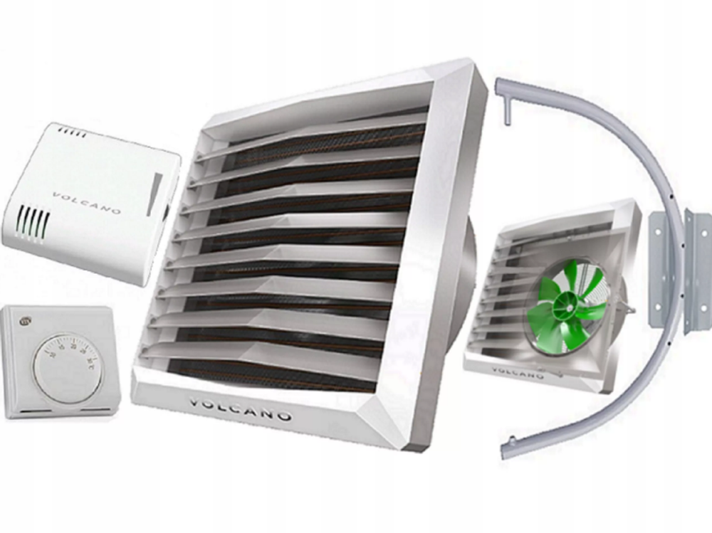 Водяной тепловентилятор VOLCANO VR4 (10-100 кВт) AC/ ВОЛКАНО РУ4 АС