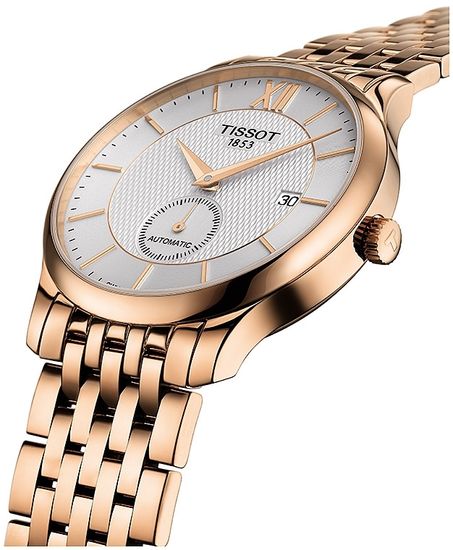 Мужские швейцарские часы Tissot Tradition Automatic Small Second T063.428.33.038.00