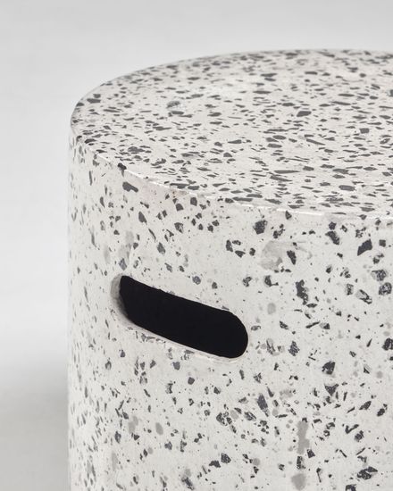 Столик Jenell терраццо белый 35 см La Forma Испания