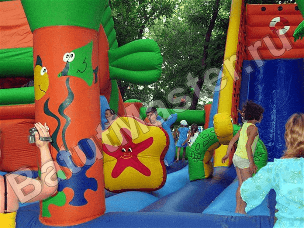 Коммерческий надувной батут "Оазис"