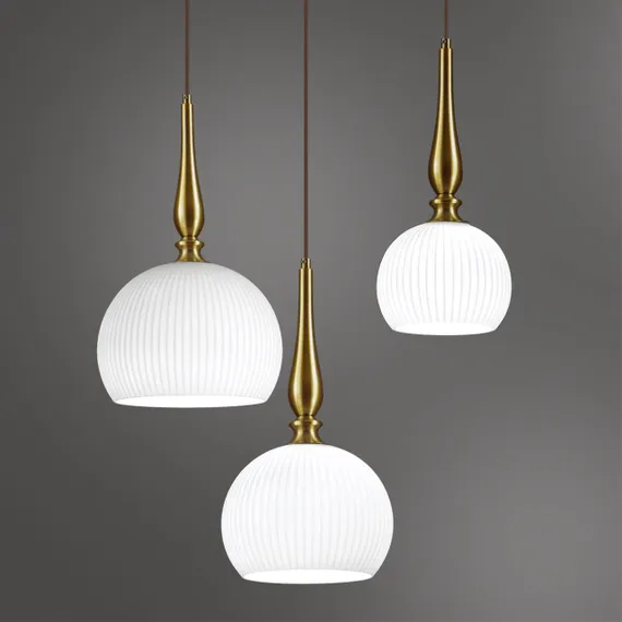 4767/1 PENDANT ODL21 491 белый/бронзовый Подвес E27 60W RUNGA