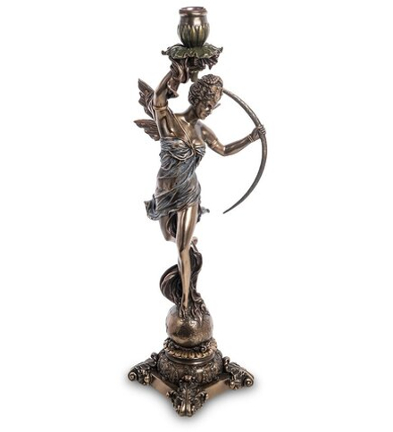 Veronese WS-978 Статуэтка-подсвечник «Диана - богиня охоты, женственности и плодородия»